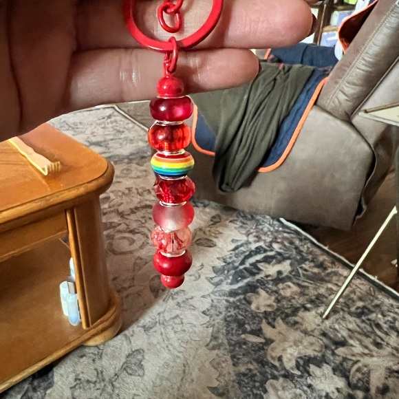 Colorful Beaded Keychains Set - Picture 4 of 10